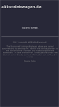 Mobile Screenshot of akkutriebwagen.de